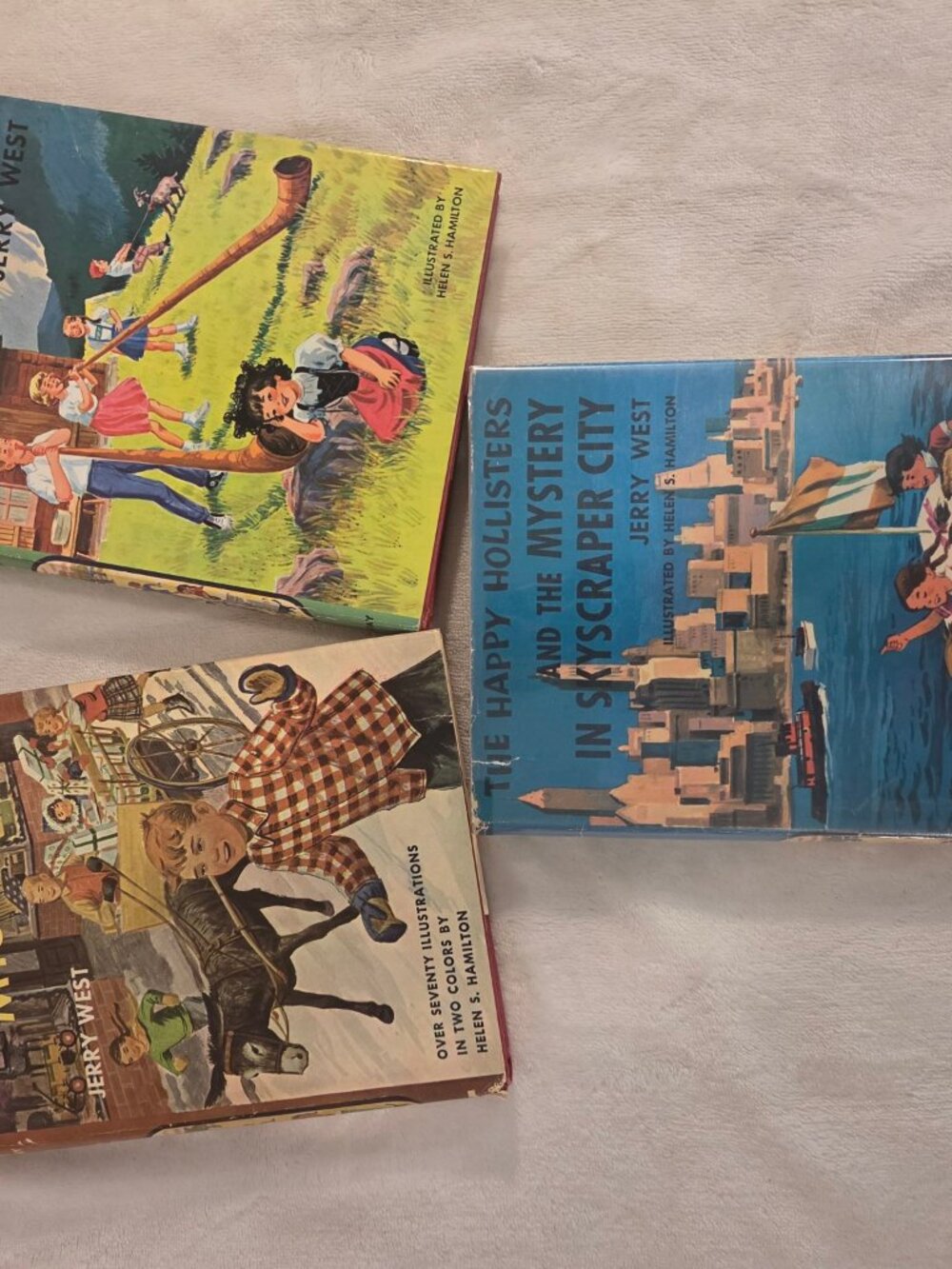 Happy Hollisters 3 Book Lot Swiss Echo Trading Post Skyscraper City HC DJ